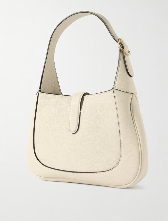 Bolsa de ombro pequena Jackie 1961 em couro texturizado
