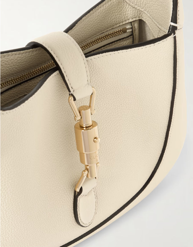 Bolsa de ombro pequena Jackie 1961 em couro texturizado