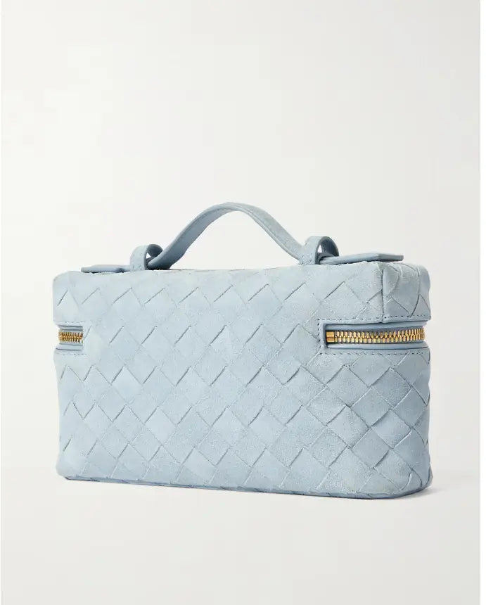 Bang Bang Vanity mini bolsa de camurça com intrecciato