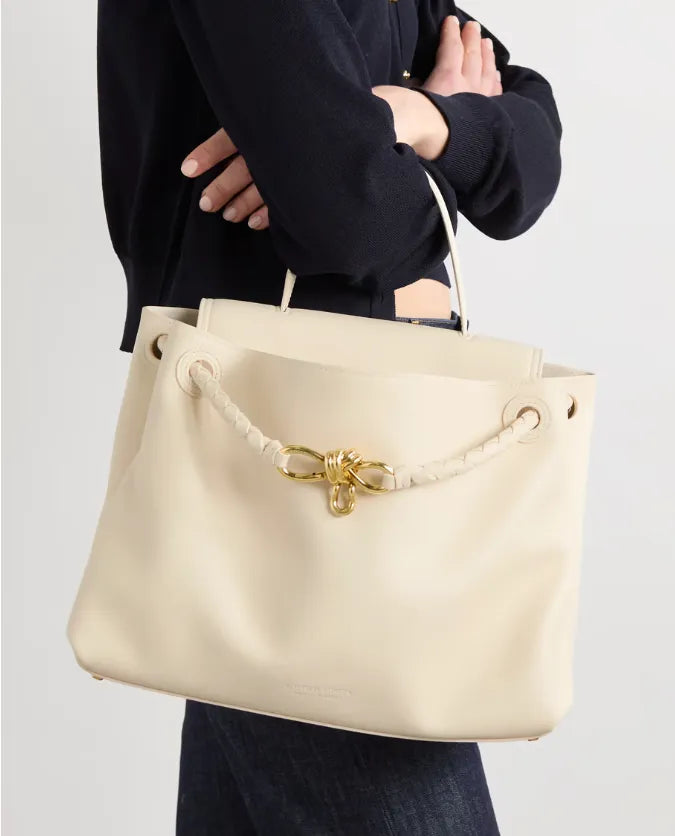 bolsa tote média de couro Caio Caio