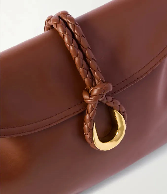 Bolsa tiracolo média Liberta em couro