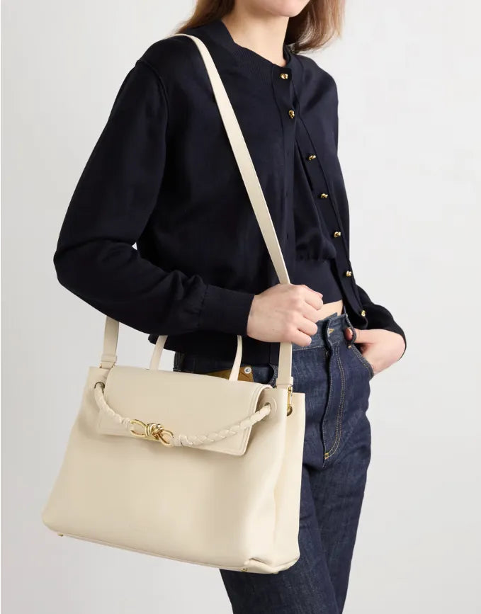 bolsa tote média de couro Caio Caio
