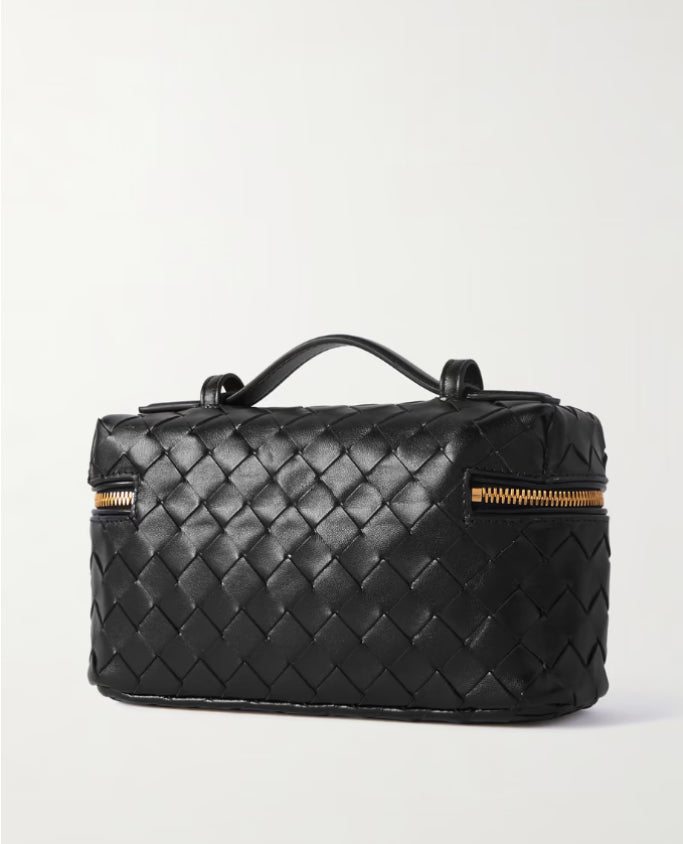 Bang Bang Vanity mini bolsa de camurça com intrecciato