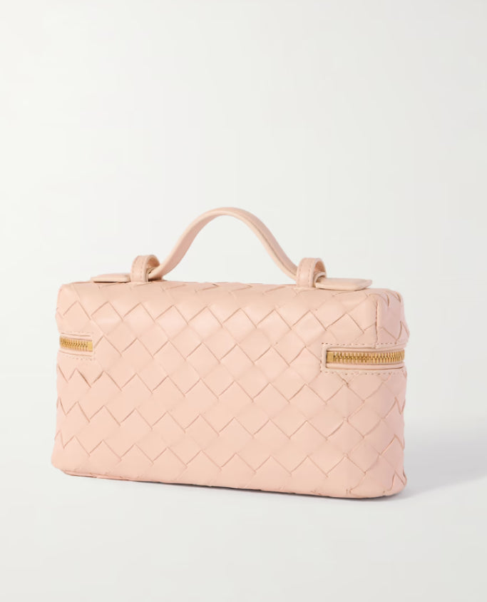 Bang Bang Vanity mini bolsa de camurça com intrecciato