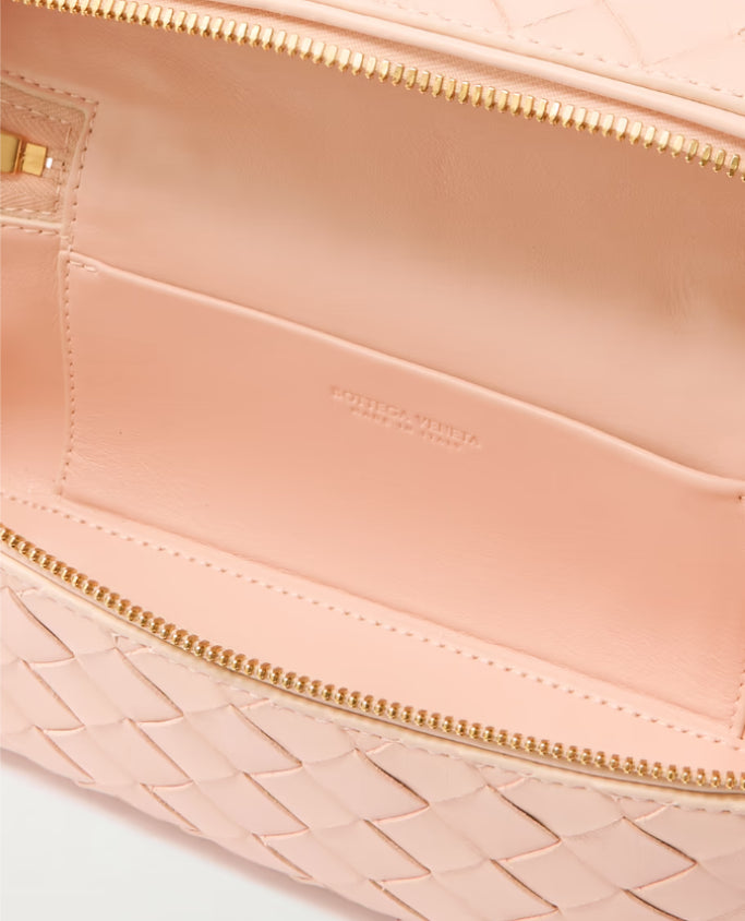 Bang Bang Vanity mini bolsa de camurça com intrecciato
