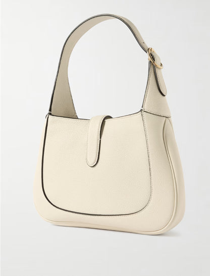 Bolsa de ombro pequena Jackie 1961 em couro texturizado