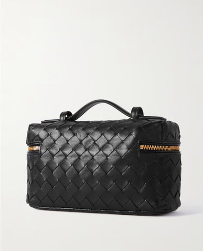 Bang Bang Vanity mini bolsa de camurça com intrecciato