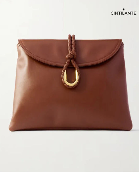 Bolsa tiracolo média Liberta em couro