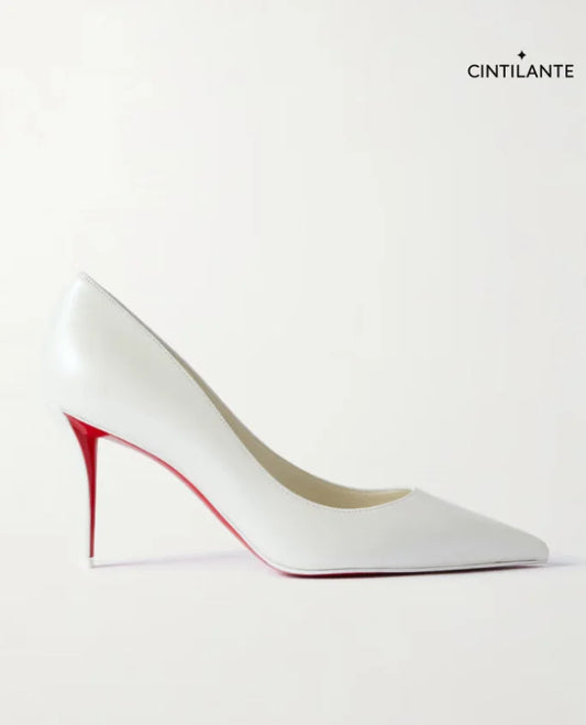 Sapato Christian Loubotin Branco