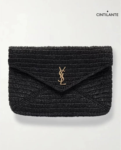 Clutch de rafia Cassandra
