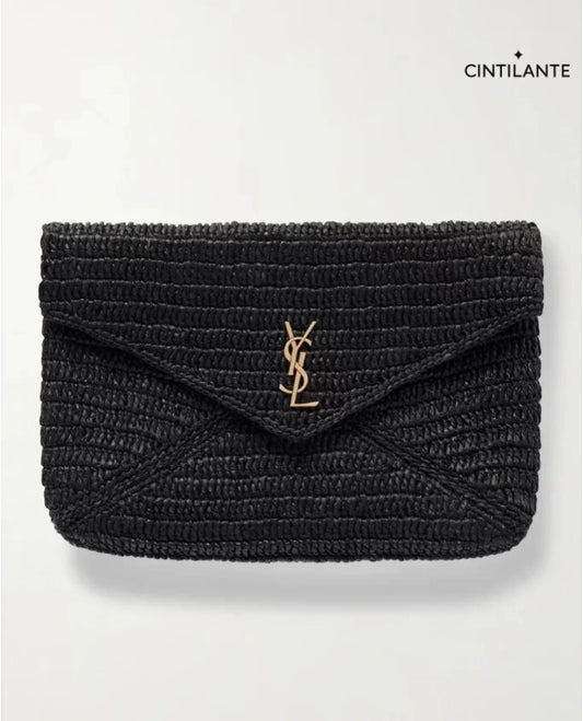 Clutch de rafia Cassandra